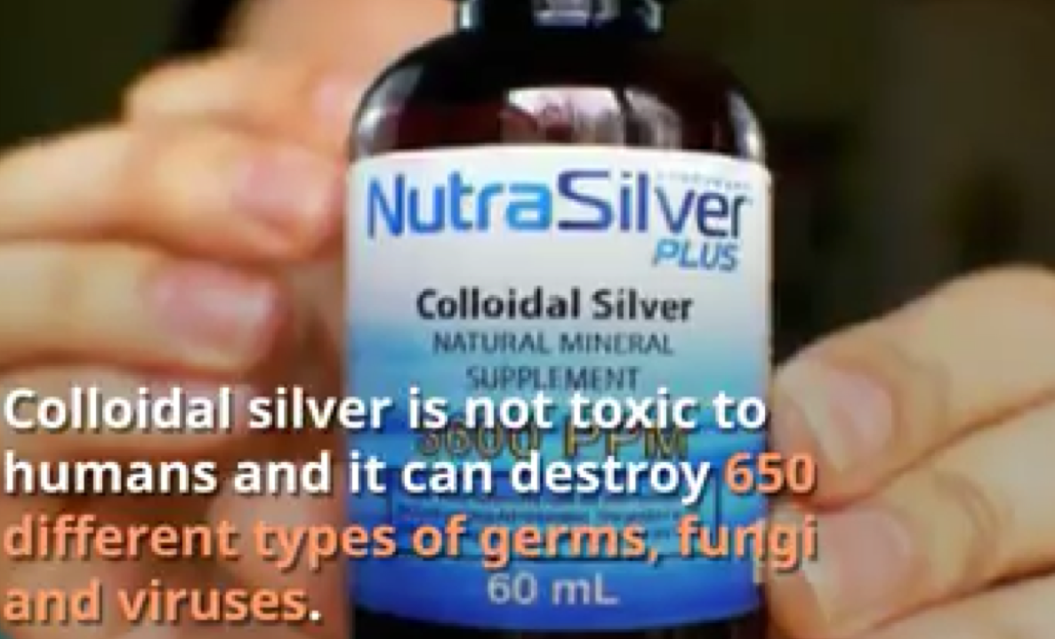 colloidal silver blue liquid