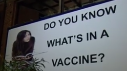 perth anti vaccine billboard
